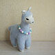 Llama (alpaca) made of wool. Felted Toy. TouchMe. My Livemaster. Фото №5