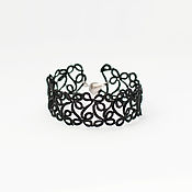 Украшения handmade. Livemaster - original item Black Lace Bracelet. Handmade.