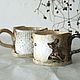 Set 2 cups of Rustic Vintage, Mugs and cups, Moscow,  Фото №1