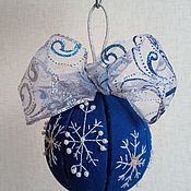 Сувениры и подарки handmade. Livemaster - original item Christmas ball "Snowflake". Handmade.
