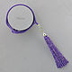 BlackBerry jam - purple with pendant with brush, Necklace, Sarov,  Фото №1