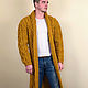 Men's cardigan made of wool. Mens outerwear. SHAPAR - knitting clothes. My Livemaster. Фото №4