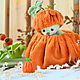 Тыковка 7 см. Мишки Тедди. teddy_and_toys. Ярмарка Мастеров.  Фото №5