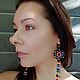 Long Beaded Earrings Uichol Bright Ethnic Boho Brush Earrings. Earrings. StylishThings4U. My Livemaster. Фото №5