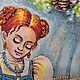 613. Декоративная разделочная доска Хозяюшка. Время грибов. Элементы интерьера. Татьяна - шкатулки для души. Ярмарка Мастеров.  Фото №6
