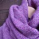  Тканый шарф 100% меринос. Шарфы. WowWoven. Ярмарка Мастеров.  Фото №5