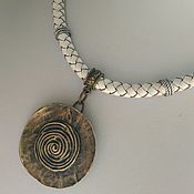 Украшения handmade. Livemaster - original item Chalker, men and women, with a pendant 