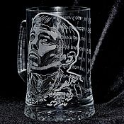 Посуда handmade. Livemaster - original item Danila, Brother. Mug with engraved.. Handmade.