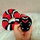  Змея, аспид, Вязаная змея. Мягкие игрушки. Toys-by-panda. Ярмарка Мастеров.  Фото №9