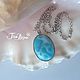  Pendant with larimar on Chopard chain, Pendant, Moscow,  Фото №1