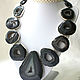 Necklace Classic geodes of AGATE, onyx beads. Necklace. Dorida's Gems (Dorida-s-gems). My Livemaster. Фото №4