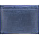 Document folder 'Linda' (blue). Folder. Russian leather Guild. My Livemaster. Фото №5