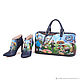 Leather bag and ankle boots 'In the Wake of Alice'. Ankle boots. Pelle Volare. Online shopping on My Livemaster.  Фото №2
