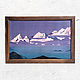 Reproduction of a picture in a frame ' Himalayas. Rosy mountains ' N. K. Roerich. KR9, Pictures, Novokuznetsk,  Фото №1