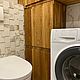 Set of solid oak bathroom cabinets (project m. Dubrovka). Furniture for baths. uloft. My Livemaster. Фото №5