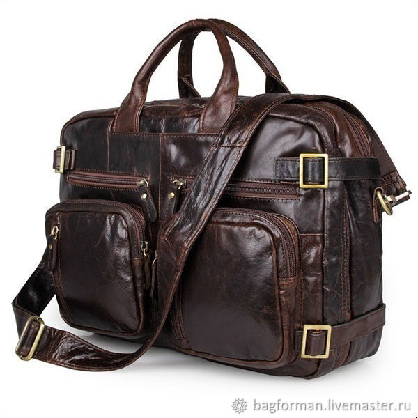 Мужская сумка трансформер из натуральной кожи – купить на Ярмарке ...