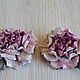 Pinzas para zapatos rosa de cuero ' Aelita'. Foot Jewelry. LIUDMILA SKRYDLOVA (flower glade). Ярмарка Мастеров.  Фото №4