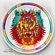 Decorative bright plate 'Lion' hand-painted, Decorative plates, Krasnodar,  Фото №1