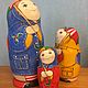 Матрёшка 3 места. Статуэтка. ART-MatreshkA. Интернет-магазин Ярмарка Мастеров.  Фото №2