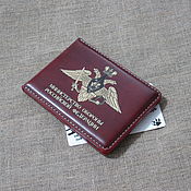 Канцелярские товары handmade. Livemaster - original item Cover for the certificate of the Ministry of Defense. Handmade.