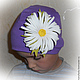 Трикотажная двухслойная шапочка со съемным цветком из фоамирана, Шапки, Челябинск,  Фото №1