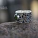 Forged silver ring with chrysolite. Rings. Nomikon - Oleg Sobolev. My Livemaster. Фото №5