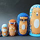Educational Toy Matryoshka Animals wooden toy home decor. Dolls1. color of magic. Online shopping on My Livemaster.  Фото №2