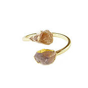 Украшения handmade. Livemaster - original item Amethyst citrine ring, gold ring with amethyst and citrine. Handmade.