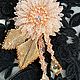 A beaded brooch ' Delicate silk ', Brooches, Moscow,  Фото №1