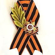 Украшения handmade. Livemaster - original item Brooch on may 9 a BRANCH with THE badge ORDER of the second world war. Handmade.