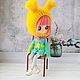 Заказать МК по шапочкам для куклы Blythe - Зайка, Кошечка, Лягушечка. Knitblythe. Ярмарка Мастеров. . Одежда для кукол Фото №3