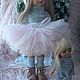 Серо-розовый комплект. Одежда для куклы. Одежда для кукол. TashaDollOutfits. Ярмарка Мастеров.  Фото №6