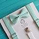 Buy a set tie and suspenders in the color mint in Moscow, SPb and operational delivery in more than 85 Russian cities
