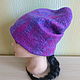 Beanie felted hat. Caps. Larissa Permjakova. Online shopping on My Livemaster.  Фото №2