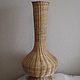Wicker floor vase made of willow vine. Vases. Elena Shitova - basket weaving. Online shopping on My Livemaster.  Фото №2