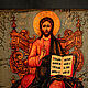Order Icon of the Savior 'The Lord Almighty on the throne'. ikon-art. Livemaster. . Icons Фото №3