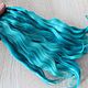 Order Natural hair for dolls (Aquamarine). Hair and everything for dolls. Livemaster. . Doll hair Фото №3