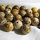 Jasper landscape, sand, smooth ball 8mm. Beads1. Elena (luxury-fittings). Online shopping on My Livemaster.  Фото №2