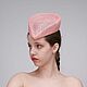  коктейльная "Розовое сердце". Шляпы. EDIS | дизайнерские шляпы Наталии Эдис. Интернет-магазин Ярмарка Мастеров.  Фото №2