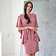 silk dress. Silk dress in 'Dusty rose', Dresses, Moscow,  Фото №1
