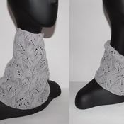 Аксессуары handmade. Livemaster - original item Knitted Snood with openwork pattern 