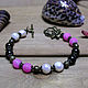 Order Agate, garnet and pearl bracelet ' Melody tenderness». irina-taranenko. Livemaster. . Bead bracelet Фото №3