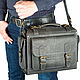 Leather briefcase 'Scout' black. Brief case. Russian leather Guild. My Livemaster. Фото №6