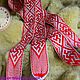Belt Novorocni white-red. Belts and ribbons. ЛЕЙЛИКА - пояса и очелья для всей семьи. My Livemaster. Фото №5