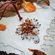 Copper pendant 'Semillon' with red jasper. Autumn leaf, Pendant, Ulan-Ude,  Фото №1