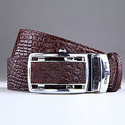 Аксессуары handmade. Livemaster - original item Crocodile leather belt IMA3006K. Handmade.