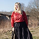 Юбка бохо баллон черная MUHA-356a. Юбки. MUHA (vintagechic). Интернет-магазин Ярмарка Мастеров.  Фото №2