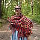 Silk stole with Firebird wool, size 65 x 190 cm, Wraps, Berdsk,  Фото №1
