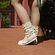 Summer boots 'Vanessa'. High Boots. KnittedBoots. Online shopping on My Livemaster.  Фото №2