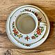 Винтаж: Чайное трио Villeroy & Boch Summerday. Фарфор. Объем 350 мл. Кружки винтажные. Decor de table. Интернет-магазин Ярмарка Мастеров.  Фото №2